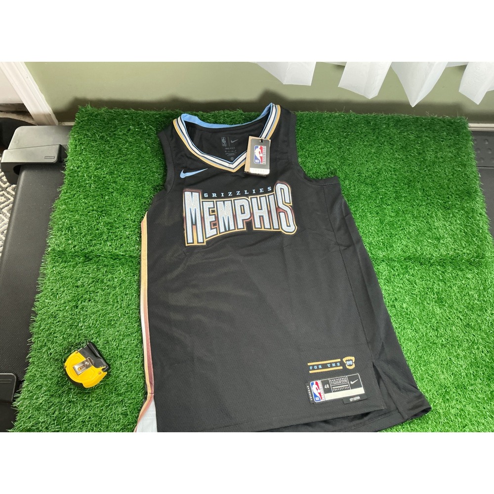 Nike Memphis Grizzlies City Edition Swingman Jersey Black Mens Size 48 Large NEW